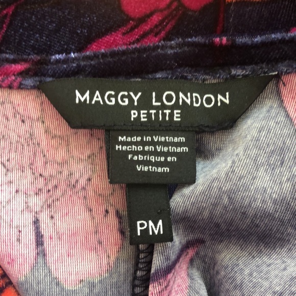 Maggy London velvet look dress NWT - Picture 5 of 8